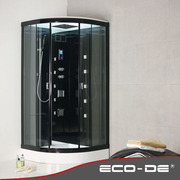 Shower Cabin ECO-DE® Mod: ECO-9815 Black 100x100x225cm