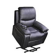 Lift Up Massage Armchair ECO-8600Up Black ECO-DE®